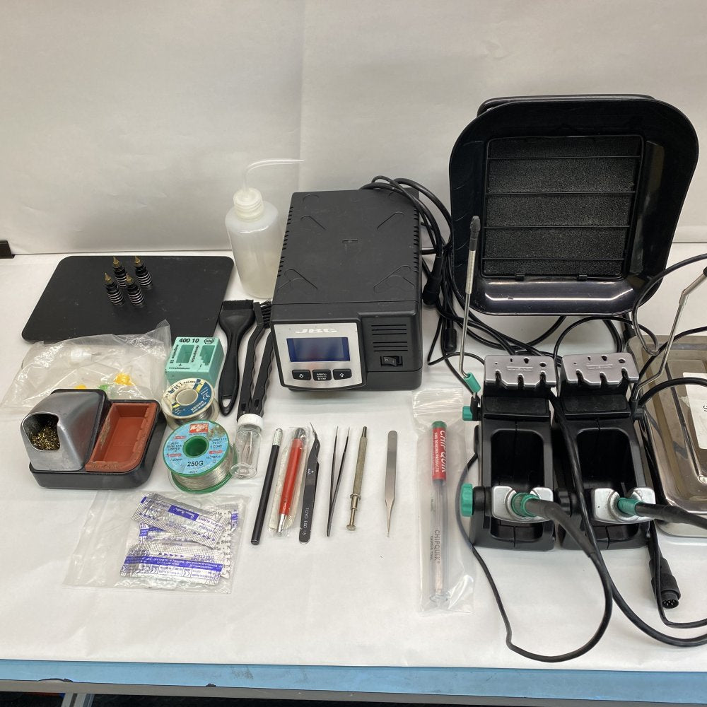 Professional Soldering Station Bundle JBC DD-2B, Fume Extractor, 150W 230V Kit