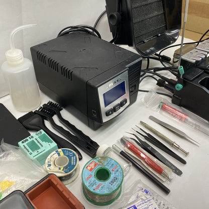 Professional Soldering Station Bundle JBC DD-2B, Fume Extractor, 150W 230V Kit