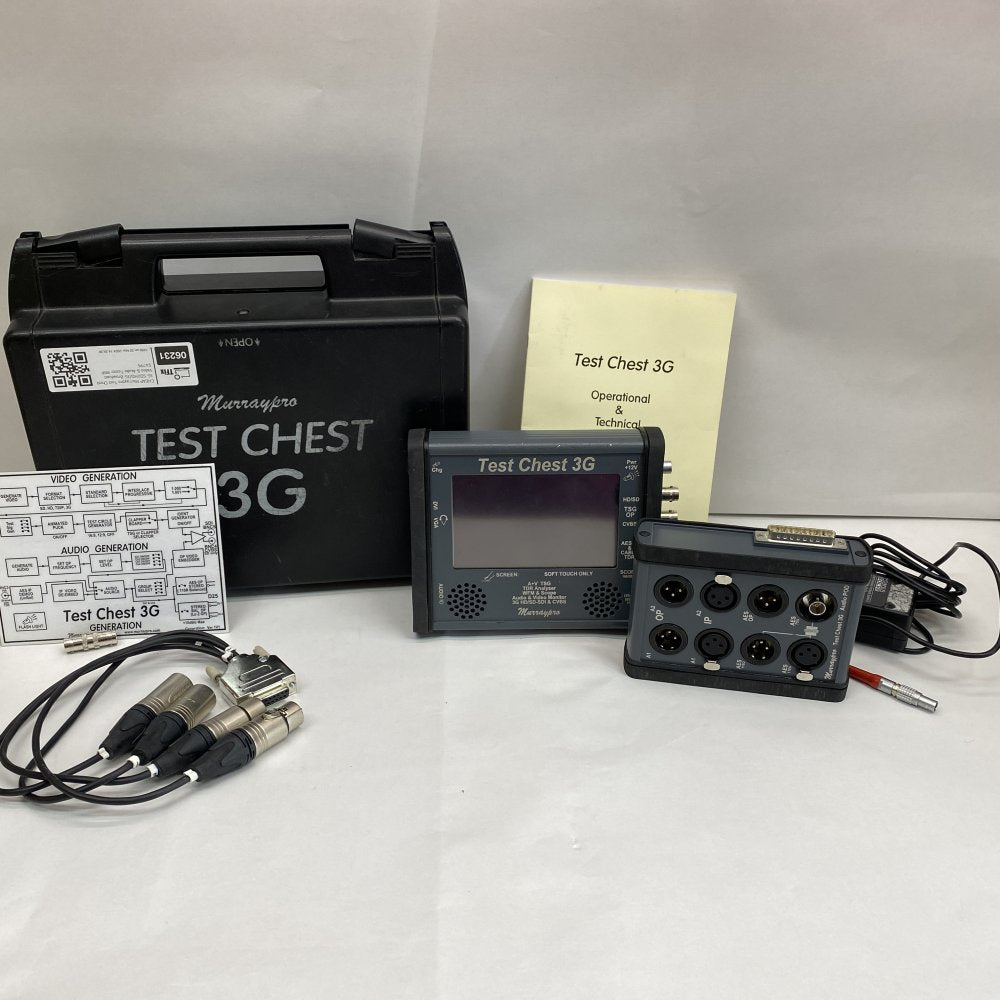 Murraypro Test Chest 3G 3G-SDI/HD-SDI Audio/Video Test Monitor Generator - Used