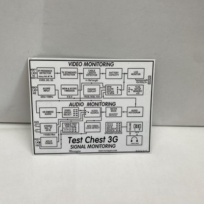 Broadcast 3G-SDI/HDMI Audio/Video Tester Murraypro Test Chest 3G