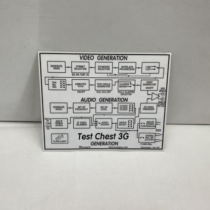 Broadcast 3G-SDI/HDMI Audio/Video Tester Murraypro Test Chest 3G