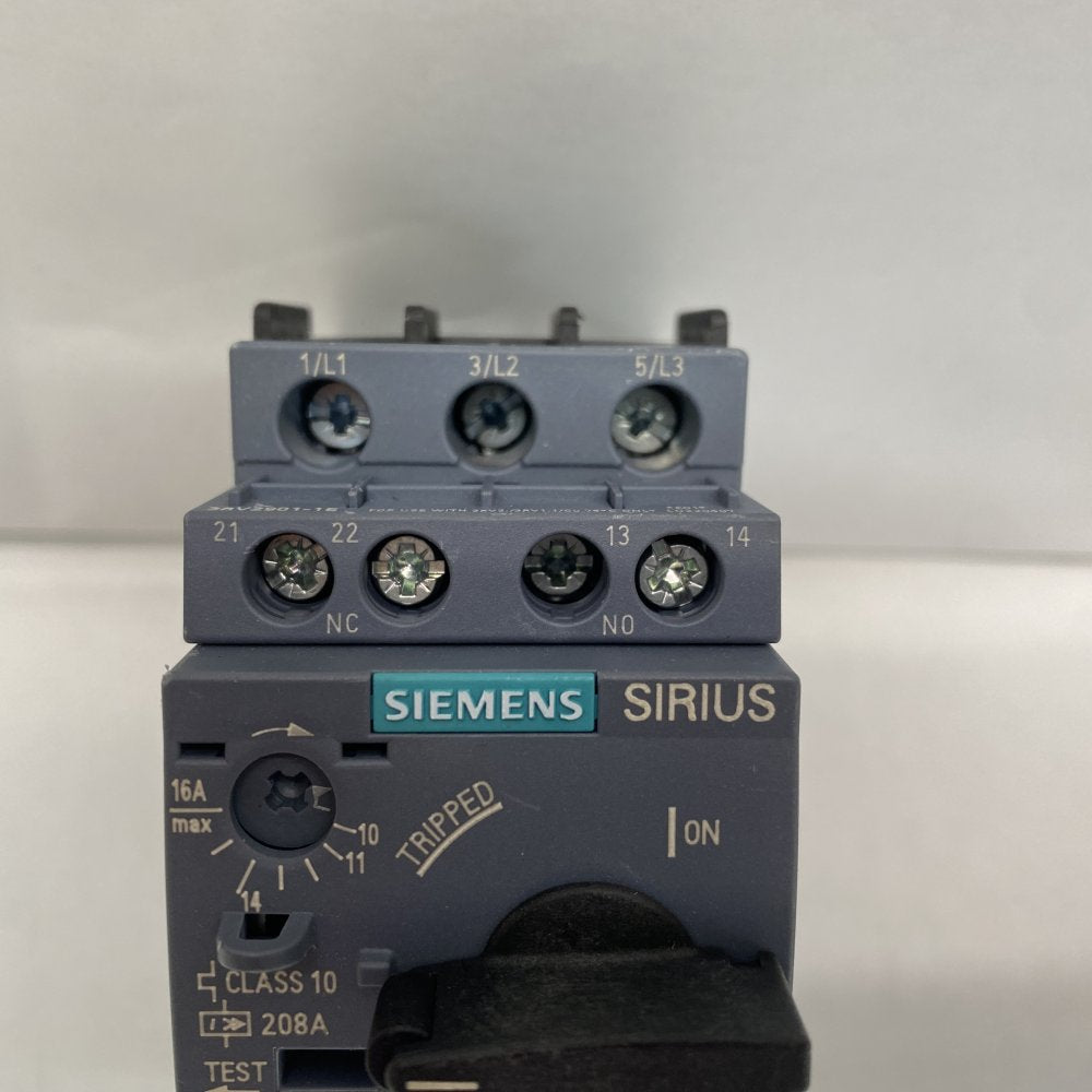 Industrial Circuit Breaker 16A Siemens 3RV2021-4AA15 S0 Motor Protection