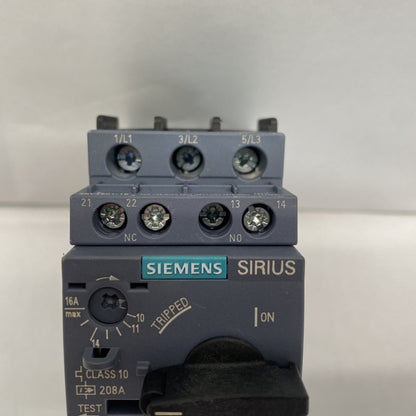 Industrial Circuit Breaker 16A Siemens 3RV2021-4AA15 S0 Motor Protection