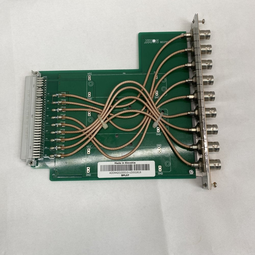 Axon Coaxial Interface Backplane, ABB BPL07, 9-Channel, High-Speed Data
