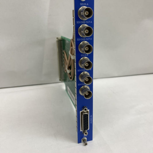 Axon Digital Design BPL12 SDI Audio Embedder Backplane Board 2BE