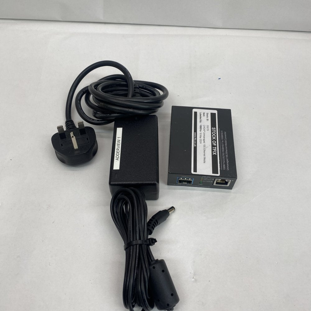 Unmanaged 10G Ethernet Media Converter, Base-T to Base-R, Rack-Mountable