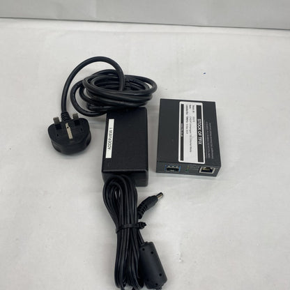 Unmanaged 10G Ethernet Media Converter, Base-T to Base-R, Rack-Mountable