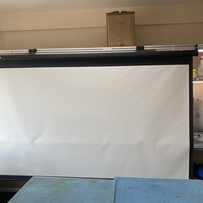 100-Inch HD 16:9 Projector Screen Manual Retractable Home Cinema by Excelvan