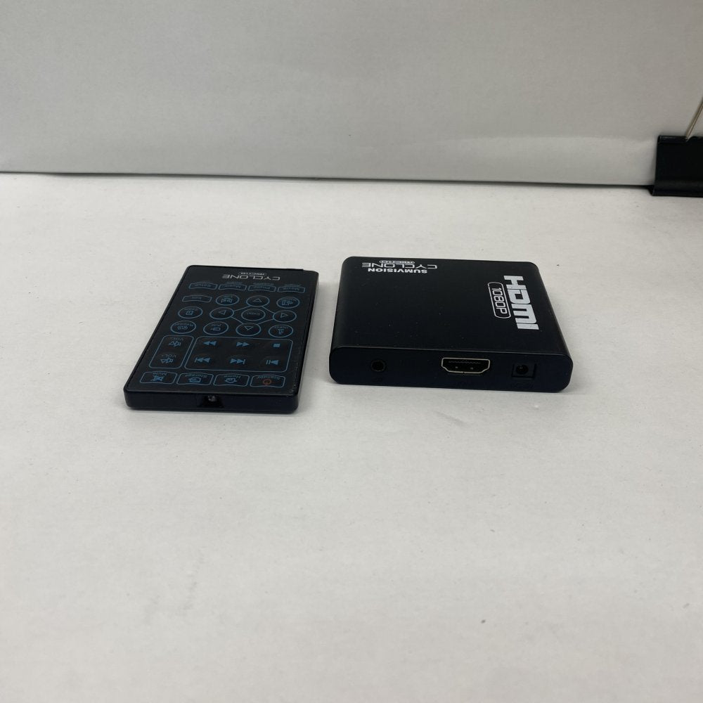 Sumvision Cyclone Micro 1080p HDMI Adapter Multimedia Player Remote