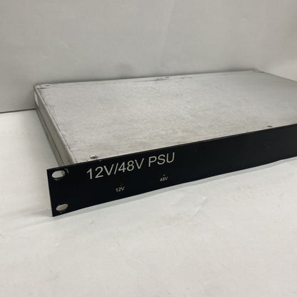 2 x Unbranded 12V/48V PSU 1U Rackmount Power Supply 11 XLR Outputs