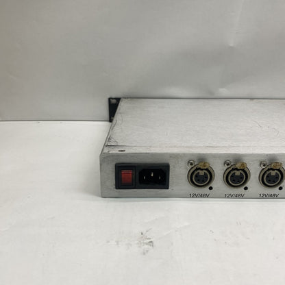 2 x Unbranded 12V/48V PSU 1U Rackmount Power Supply 11 XLR Outputs
