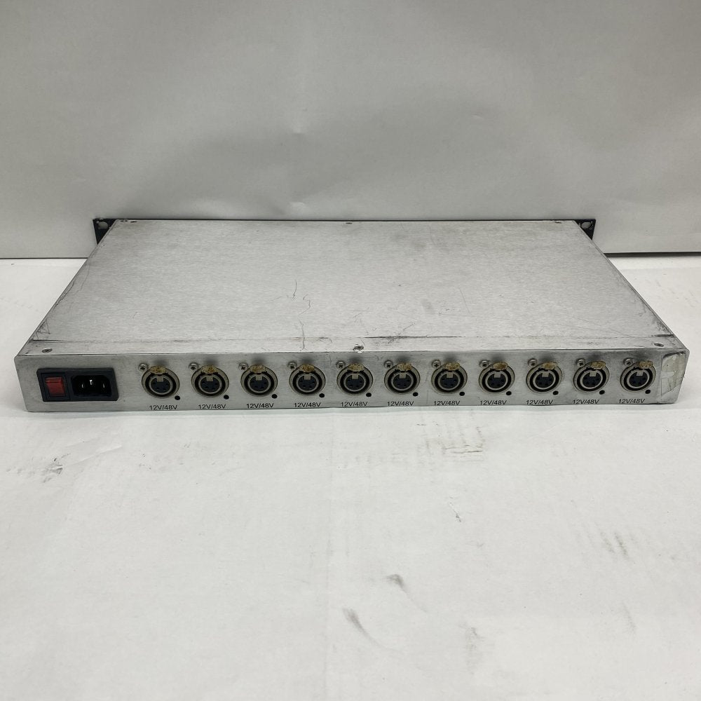 12V / 48V Rackmount Power Supply Unit PSU 1U with 11 XLR Outputs