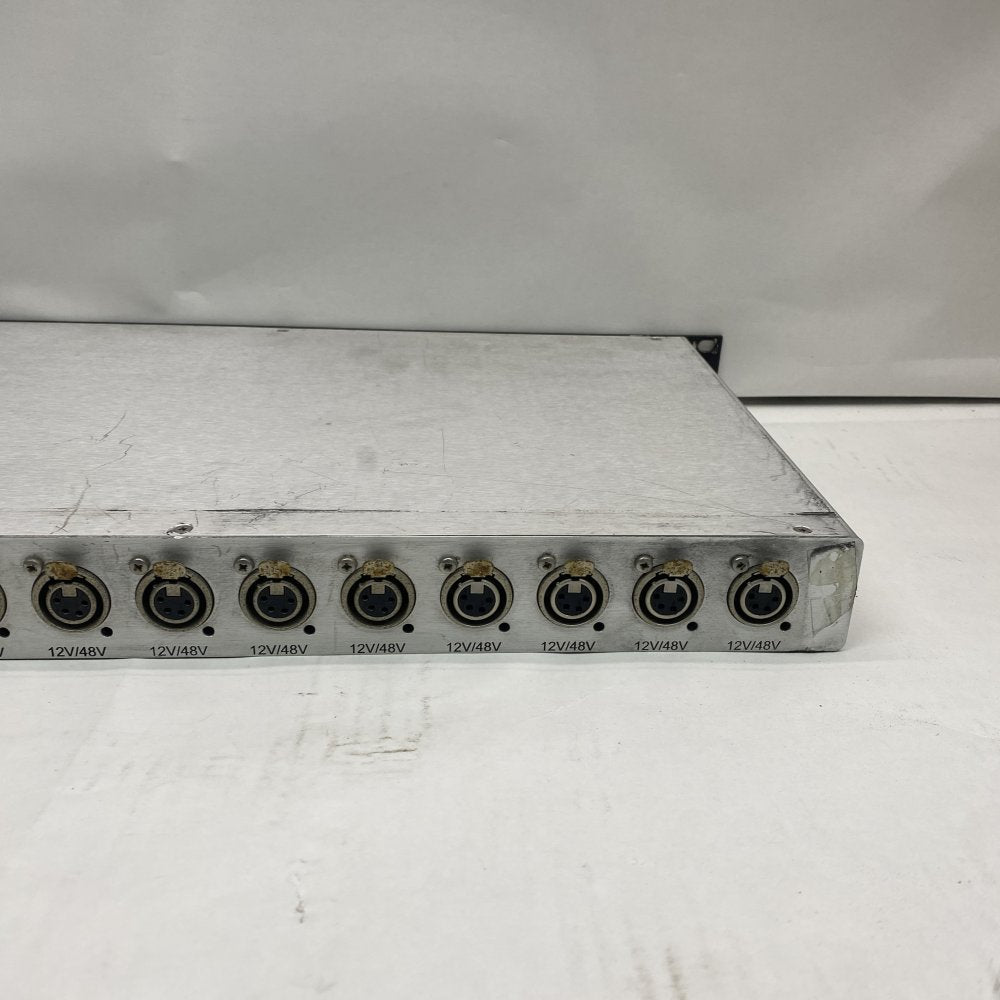 2 x Unbranded 12V/48V PSU 1U Rackmount Power Supply 11 XLR Outputs