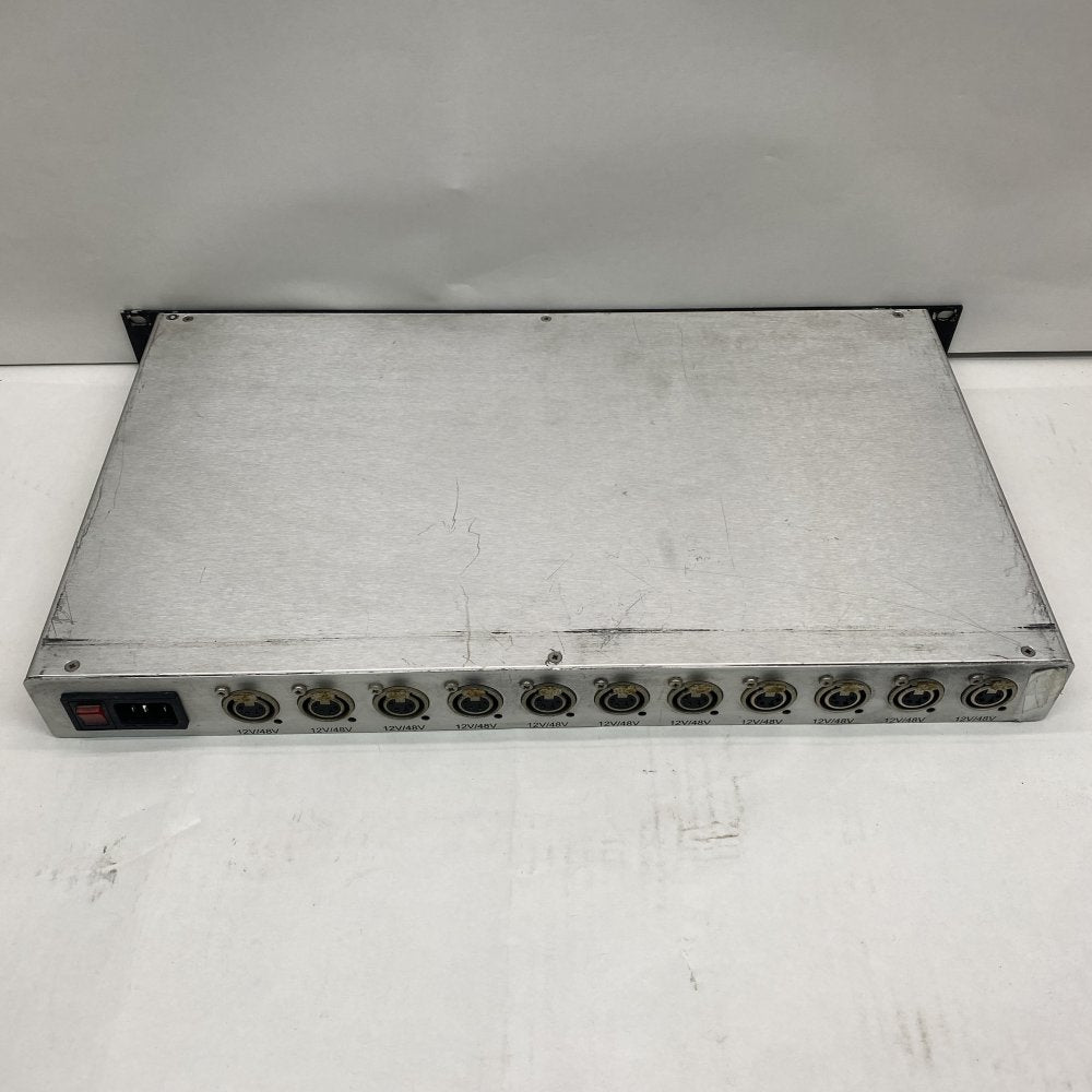 2 x Unbranded 12V/48V PSU 1U Rackmount Power Supply 11 XLR Outputs