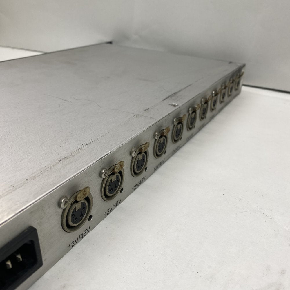 2 x Unbranded 12V/48V PSU 1U Rackmount Power Supply 11 XLR Outputs