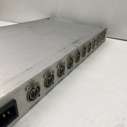 2 x Unbranded 12V/48V PSU 1U Rackmount Power Supply 11 XLR Outputs