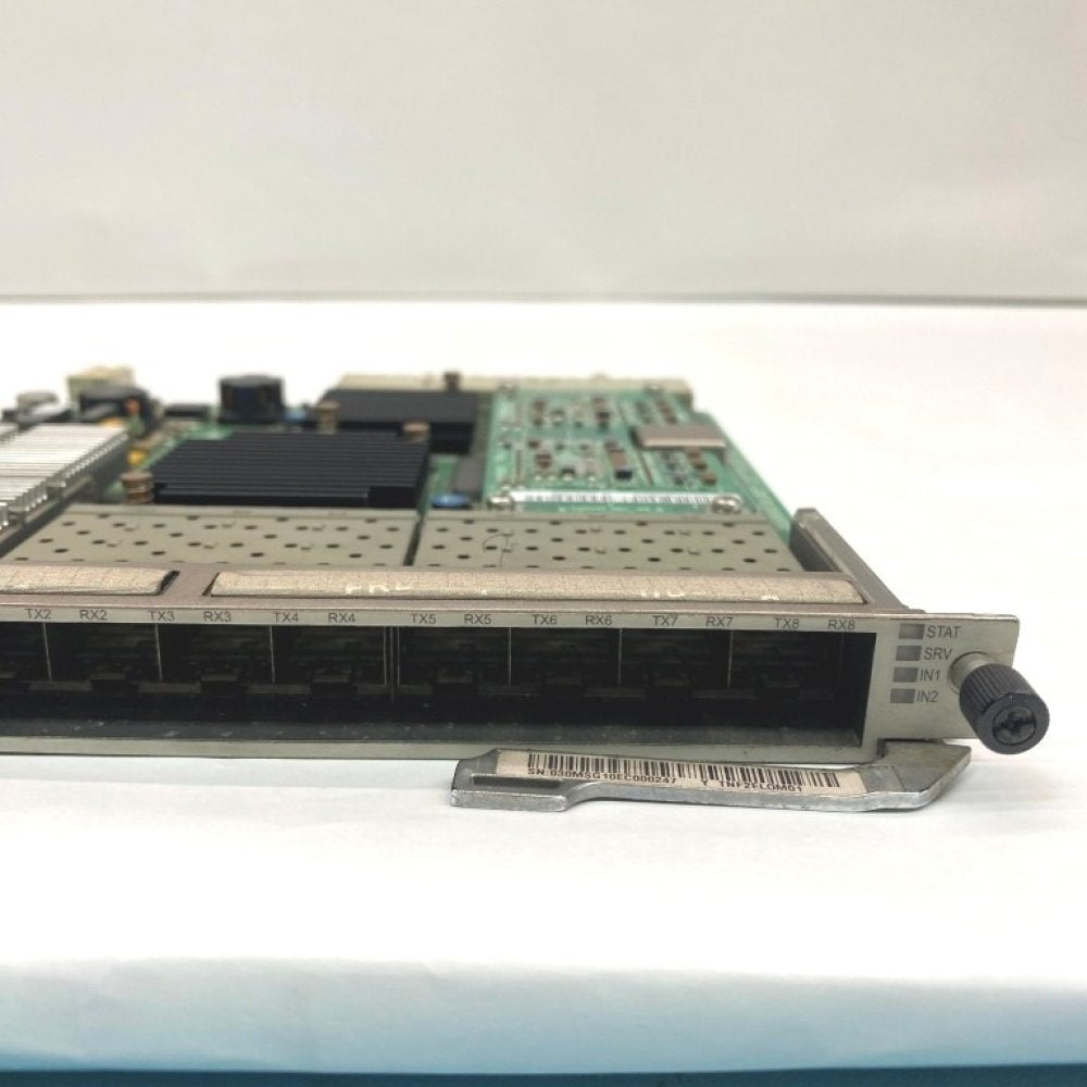 Huawei TNF2ELOM, 8-Port Multi-Rate Wavelength Conversion Board, GE/10GE, FEC