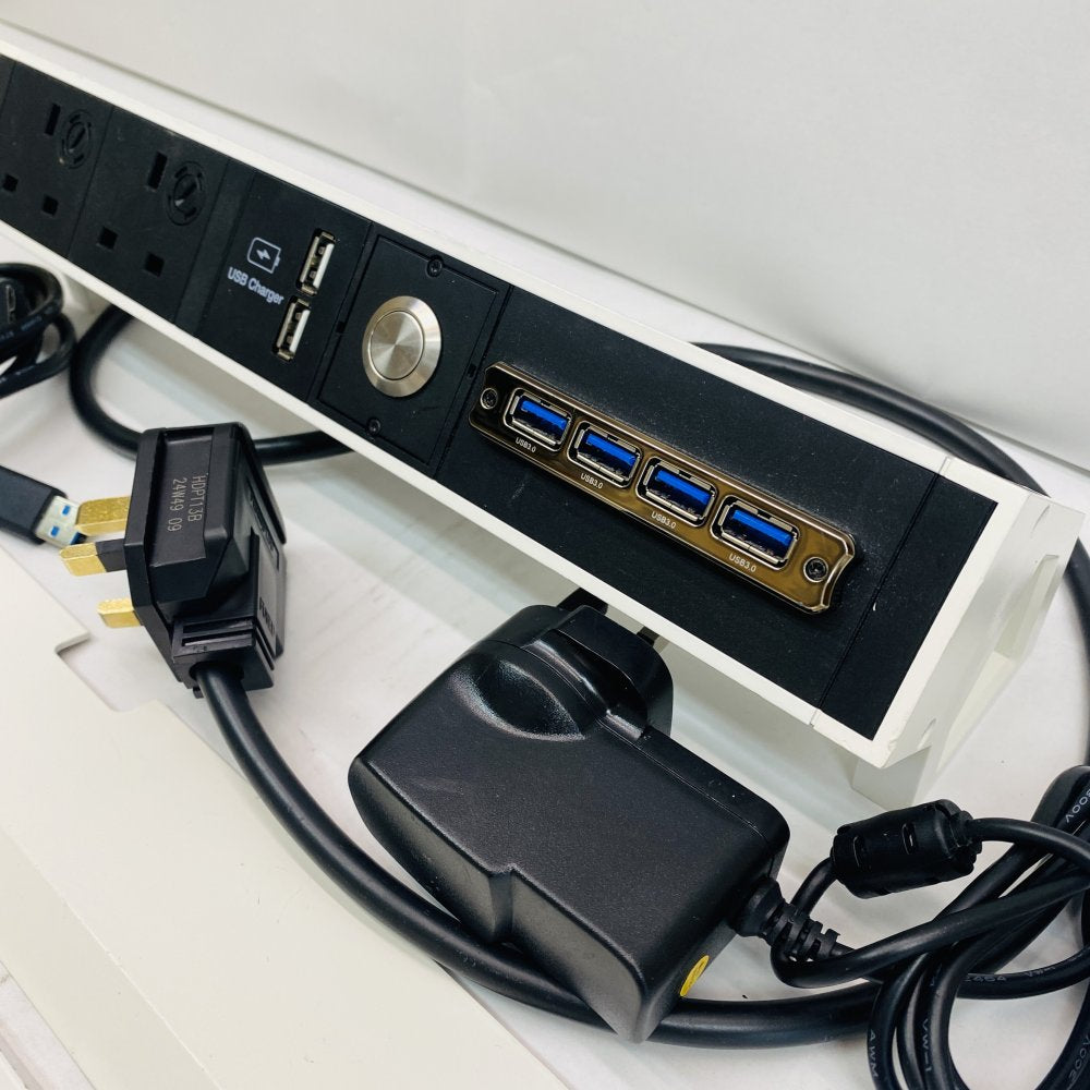 Bachmann DESK 2 USB Charging Office Power Strip USB 3.0 & AC Outlets