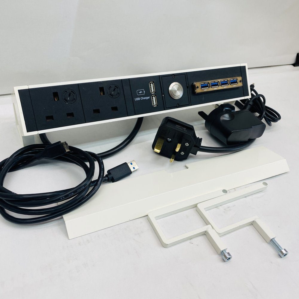 Bachmann DESK 2 USB Charging Office Power Strip USB 3.0 & AC Outlets