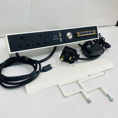 Bachmann DESK 2 USB Charging Office Power Strip USB 3.0 & AC Outlets