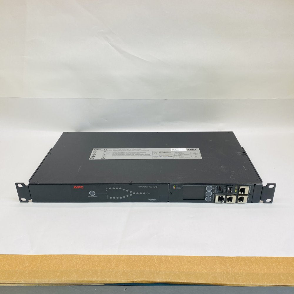 APC AP4423A  Automatic Transfer Switch,Rack ATS 1U 220-230V 16A Black