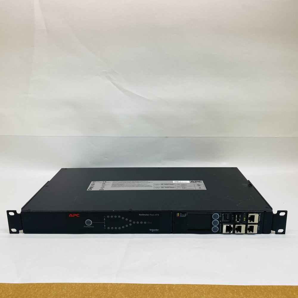 APC AP4423A  Automatic Transfer Switch,Rack ATS 1U 220-230V 16A Black