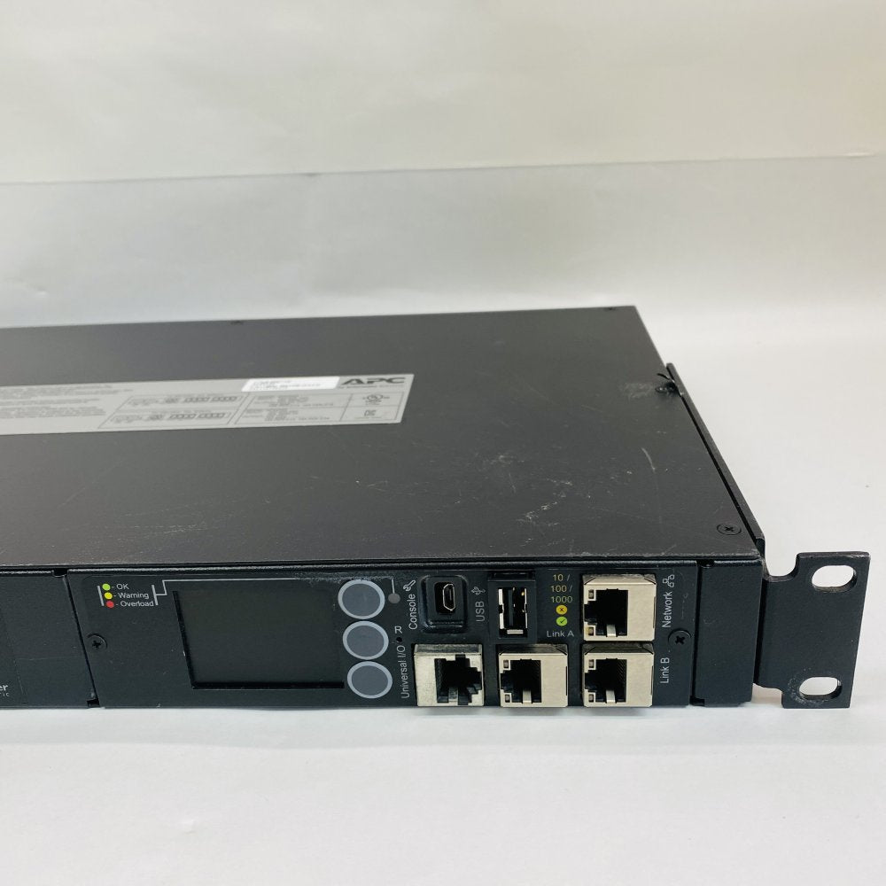 APC AP4423A  Automatic Transfer Switch,Rack ATS 1U 220-230V 16A Black