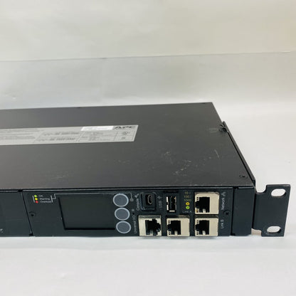 APC AP4423A  Automatic Transfer Switch,Rack ATS 1U 220-230V 16A Black
