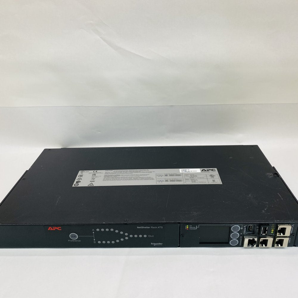 APC AP4423A  Automatic Transfer Switch,Rack ATS 1U 220-230V 16A Black
