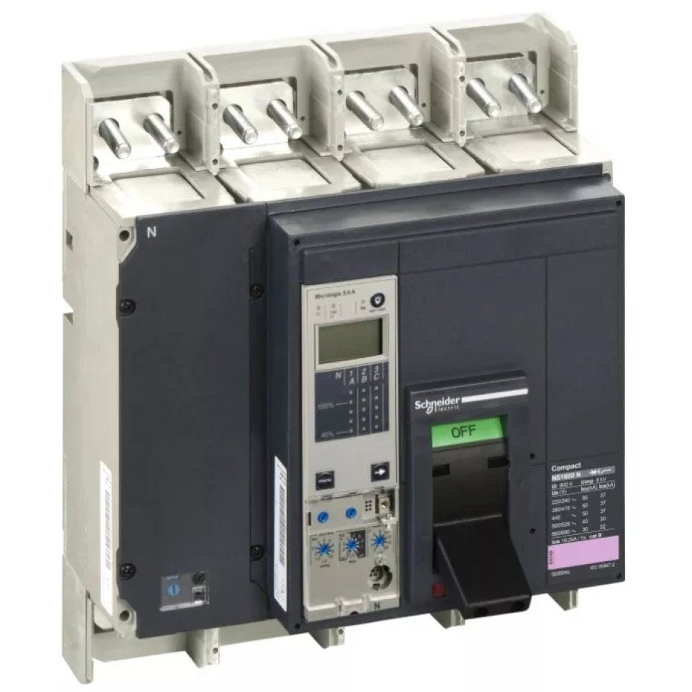 Schneider Electric Compact NS1600N 1600A MCCB with Micrologic 5.0E Electronic