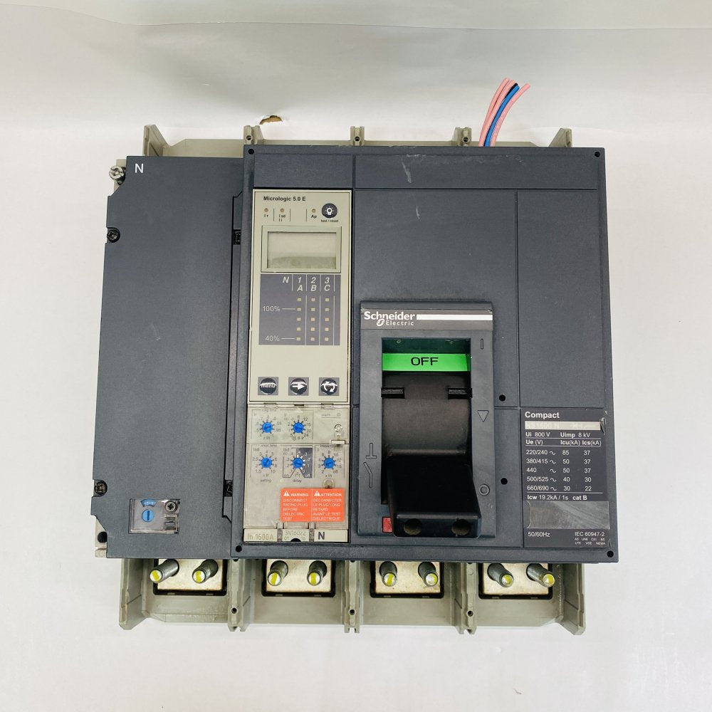 Schneider Electric Compact NS1600N 1600A MCCB with Micrologic 5.0E Electronic