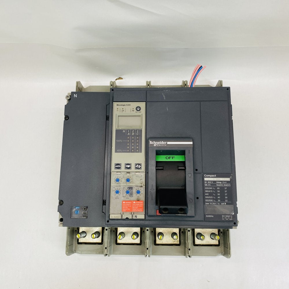 Schneider Electric Compact NS1600N 1600A MCCB with Micrologic 5.0E Electronic
