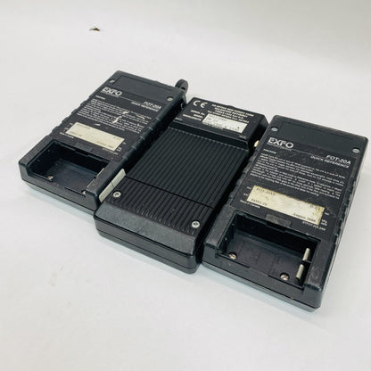 2x EXFO FOT-20A 1x KD Optics PM 23 Fiber Optic Power Meters Testing Tools