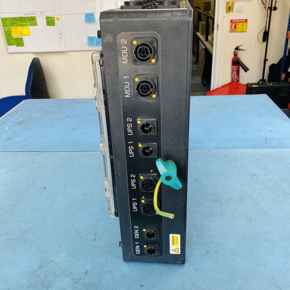 Professional Dual UPS Power Distribution Unit GES 16xMCB 2xGenerator Portable