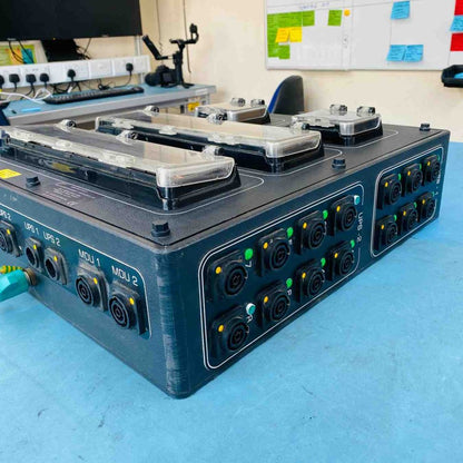 Professional Dual UPS Power Distribution Unit GES 16xMCB 2xGenerator Portable