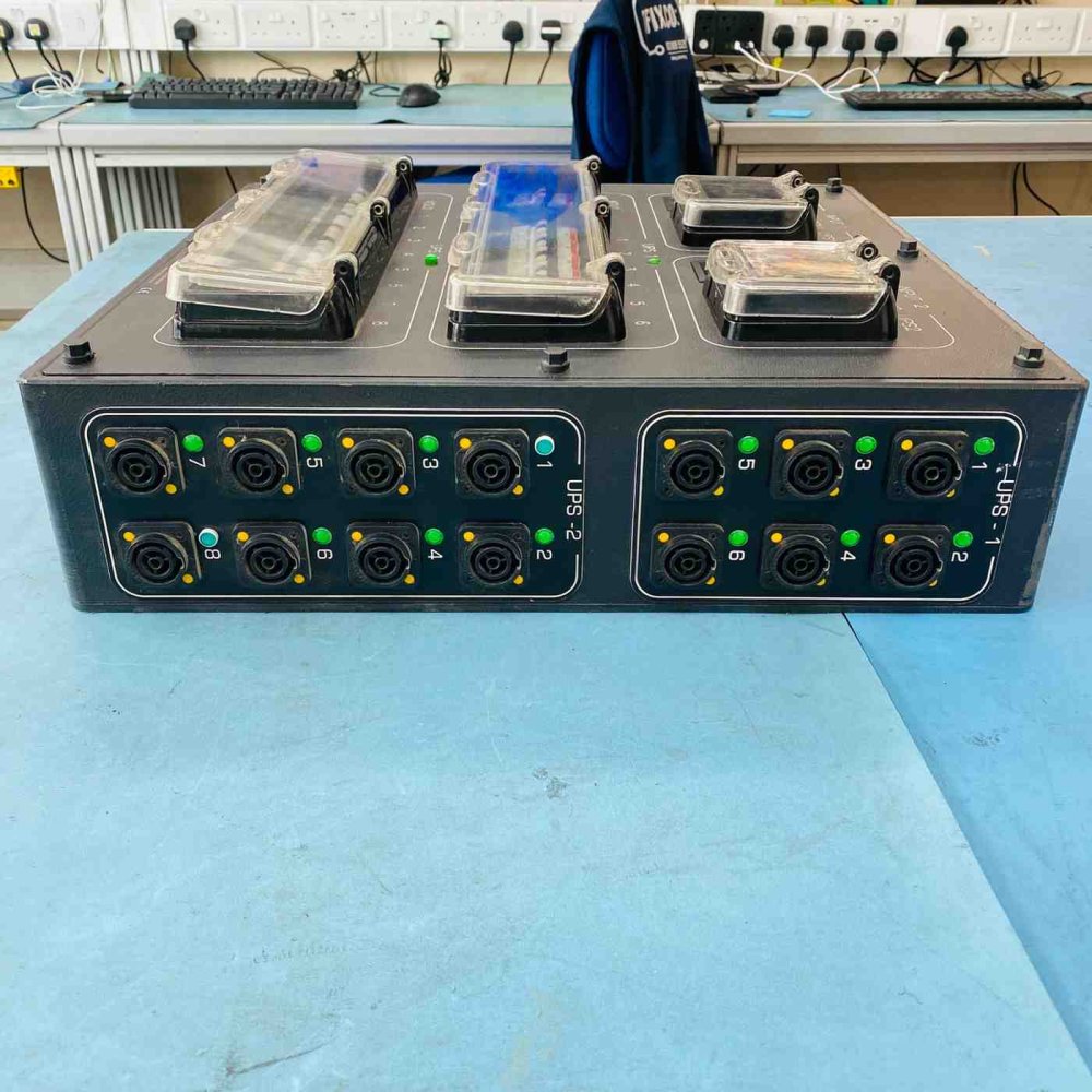 Professional Dual UPS Power Distribution Unit GES 16xMCB 2xGenerator Portable