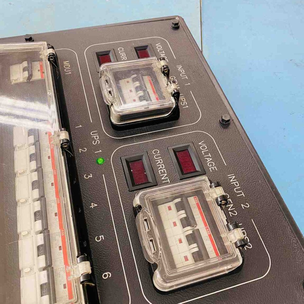 Professional Dual UPS Power Distribution Unit GES 16xMCB 2xGenerator Portable