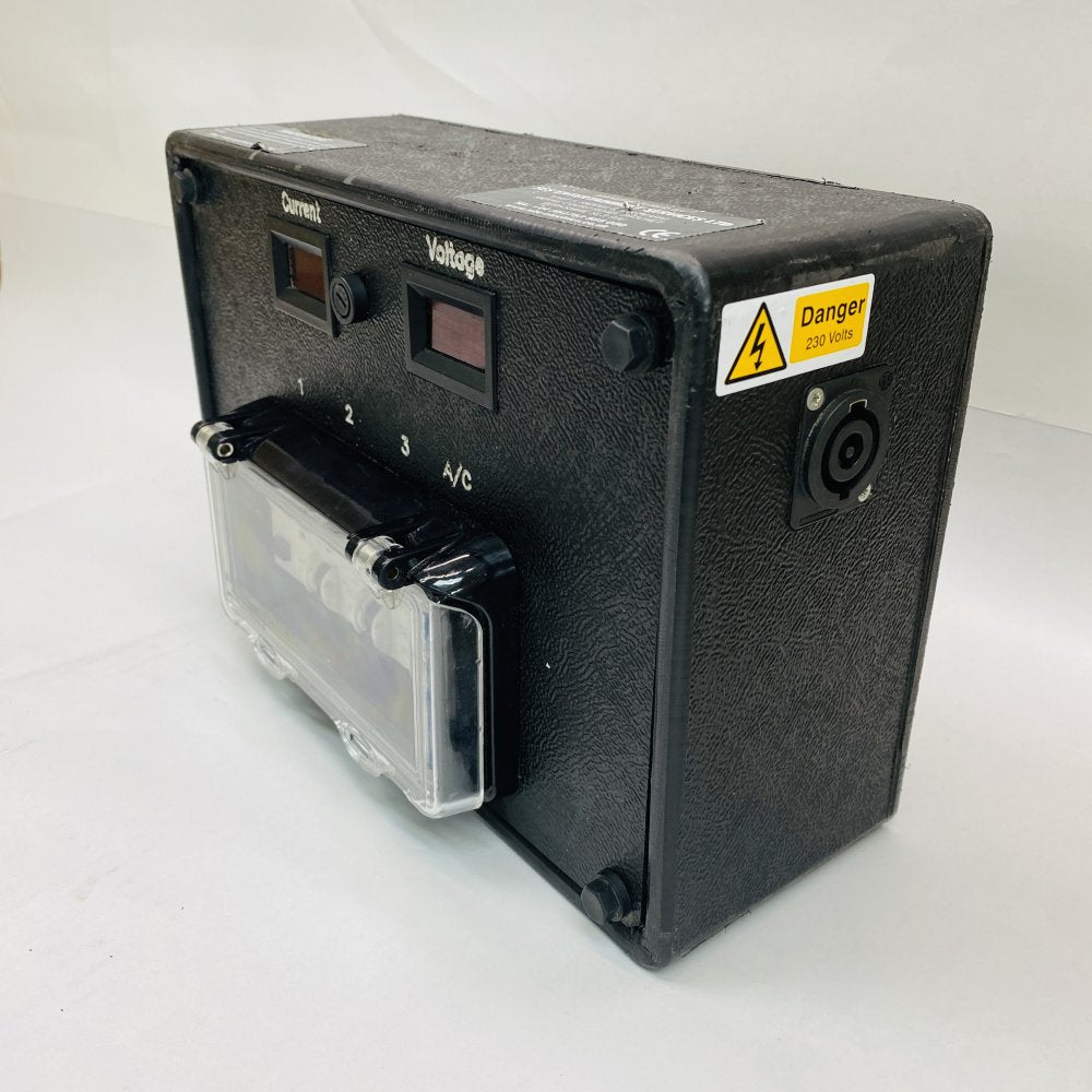 Professional RCBO Power Box Siemens 3-Way Volt Amps Meters Industrial