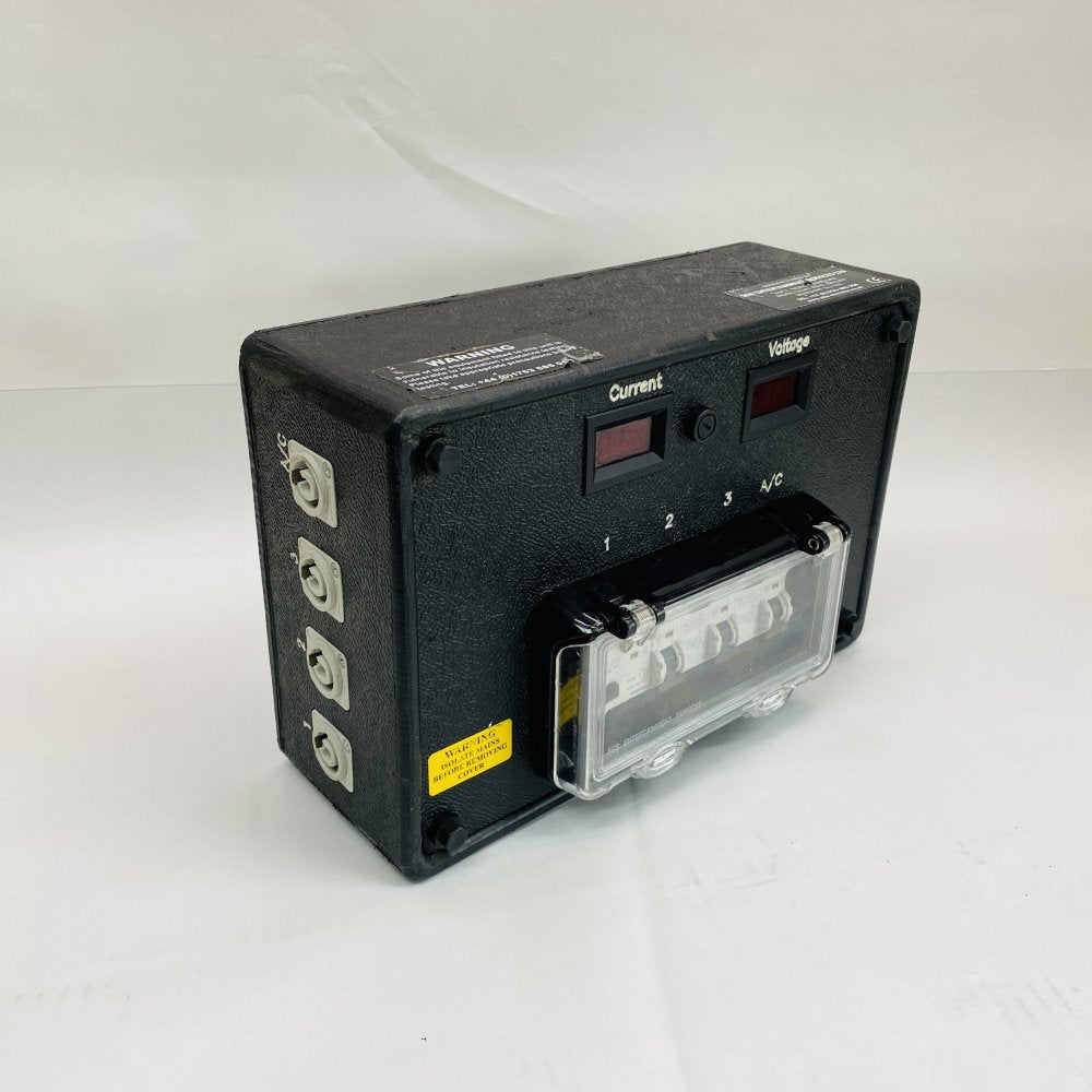 Professional RCBO Power Box Siemens 3-Way Volt Amps Meters Industrial