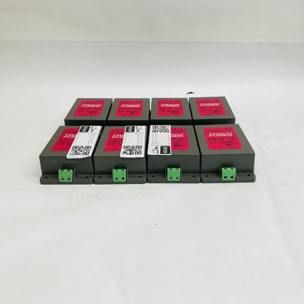 8x Traco Power TMT 50112C 50W 112VAC/12VDC Industrial AC/DC Power Modules