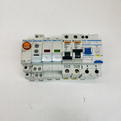 Mixed Lot Hager Merlin Gerin RCBO MCB Relay Indicator Modular Breakers