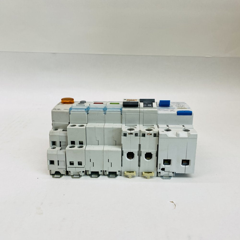 Mixed Lot Hager Merlin Gerin RCBO MCB Relay Indicator Modular Breakers