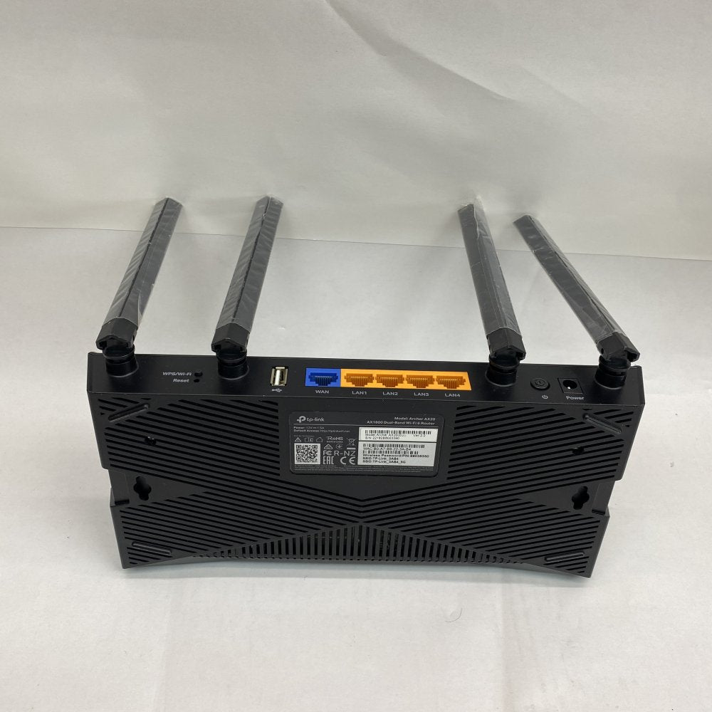 TP-Link Wi-Fi 6 Dual-Band Gigabit Router,  Archer AX20, 4K Ready