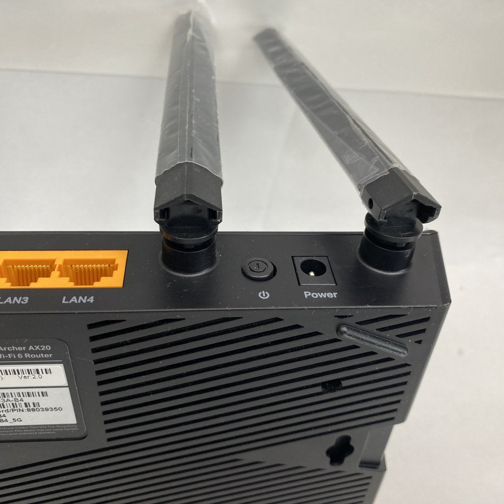 Dual-Band Wi-Fi 6 Router 4K Ready TP-Link Archer AX20 Gigabit Ethernet