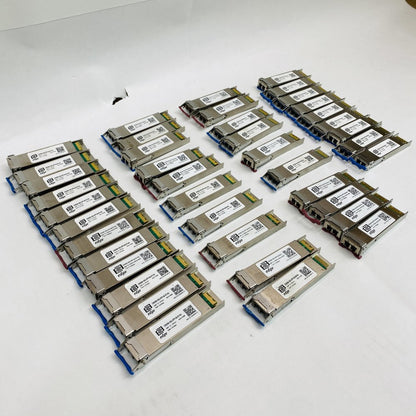 38x Edge Optics CWDM-10G XFP 40km/60km SMF LC Transceivers Mixed Wavelengths