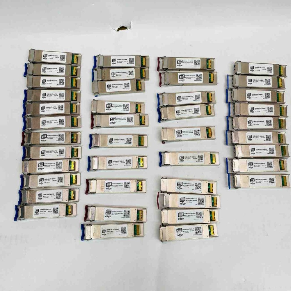 38x Edge Optics CWDM-10G XFP 40km/60km SMF LC Transceivers Mixed Wavelengths