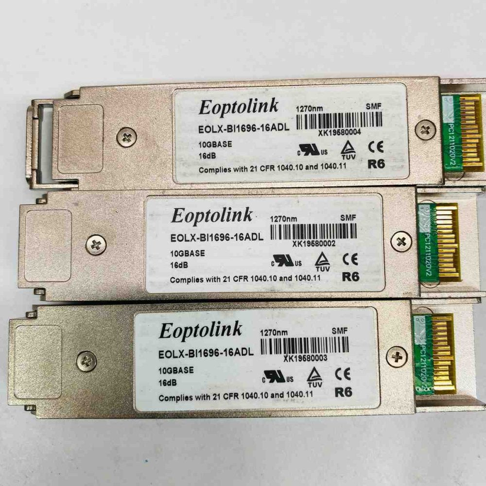 34x Eoptolink 10G XFP Optical Transceivers CWDM/BiDi 1270–1450nm SMF Lot