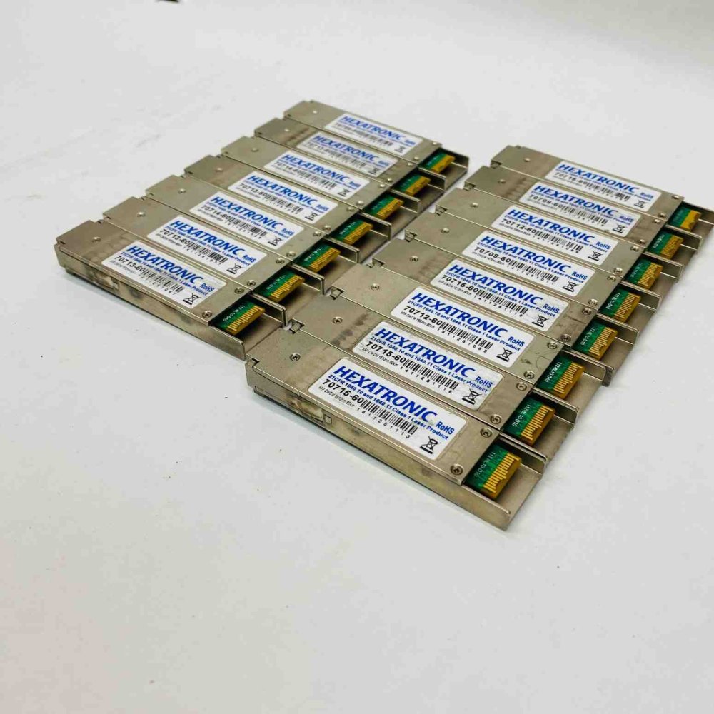 15x Hexatronic 707 15-60 XFP CWDM 1610nm 80km 10Gbps Optical Transceivers