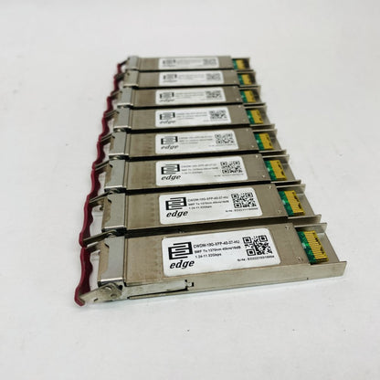 8x Edge-Core CWDM-10G-XFP-40-37-HU 1370nm 10G XFP 40km SMF Transceivers