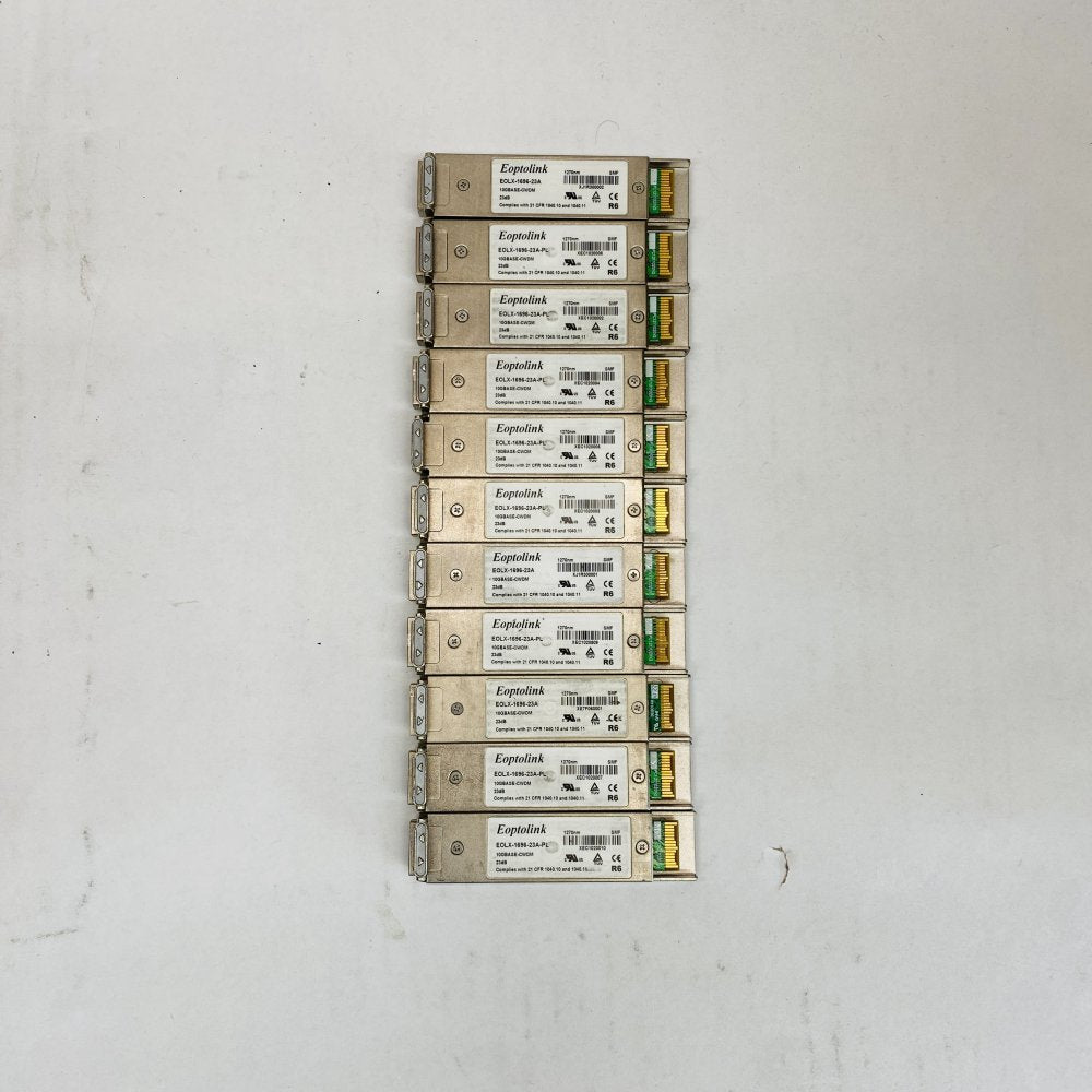 11x Eoptolink EOLX-1696-23A-PL 1270nm 10G CWDM XFP SMF 23dB Transceivers